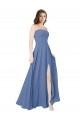 Sleeveless Strapless Open Back Soft Chiffon A-Line Formal Dress / Bridesmaid Dress Newcastle