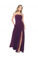 Sleeveless Spaghetti Straps Keyhole Back Soft Chiffon A-Line Bridesmaid Dress Newcastle