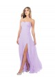 Sleeveless Lilac Sweetheart Chiffon A-Line Bridesmaid Dress Newcastle