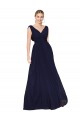 Sleeveless V-Neck Soft Chiffon A-Line Formal Evening Gown / Prom Dress / Bridesmaid Dress Newcastle