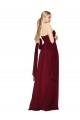 Sleeveless Burgundy Sweetheart Soft Chiffon A-Line Formal Evening Gown / Prom Dress / Bridesmaid Dress Newcastle