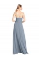 Sleeveless Off the Shoulder Open Back Soft Chiffon A-Line Bridesmaid Gowns Newcastle