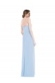 Sleeveless Light Sky Blue Sweetheart Soft Chiffon A-Line Evening Dresses Newcastle