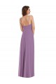 Sleeveless Spaghetti Straps Low Back Soft Chiffon A-Line Bridesmaid Dress / Formal Dress Newcastle