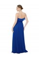 Sleeveless Royal Blue Sweetheart Soft Chiffon A-Line Bridesmaid Dress Newcastle
