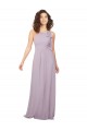 Sleeveless Pink Glow Halter Neck Keyhole Back Chiffon A-Line Bridesmaid Dress / Evening Dress Newcastle