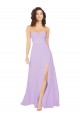Sleeveless Lilac Sweetheart Low Back Chiffon A-Line Bridesmaid Dress / Evening Dress Newcastle