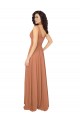 Sleeveless Sage V-Neck V-Back Chiffon A-Line Bridesmaid Dress / Evening Dress Newcastle