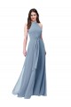 Sleeveless Halter Neck Chiffon A-Line Bridesmaid Formal Dress Newcastle