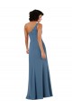 Sleeveless Burgundy One Shoulder Soft Chiffon A-Line Formal Evening Gown / Bridesmaid Dress Newcastle