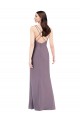Sleeveless Sweetheart Criss Cross Open Back Soft Chiffon Column Formal Evening Gown / Bridesmaid Dress Newcastle
