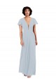 Cap Sleeves V-Neck Soft Chiffon A-Line Bridesmaid Dress / Formal Dress Newcastle