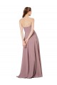 Sleeveless Strapless Low Back Soft Chiffon A-Line Formal Dress / Bridesmaid Dress Newcastle