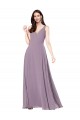 Sleeveless V-Neck Low Back Soft Chiffon Sheath Formal Evening Gown / Bridesmaid Dress Newcastle