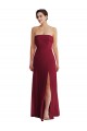 Sleeveless Strapless Low Back Soft Chiffon A-Line Formal Evening Gown / Bridesmaid Dress Newcastle