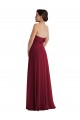 Sleeveless Strapless Low Back Soft Chiffon A-Line Formal Evening Gown / Bridesmaid Dress Newcastle