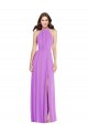 Sleeveless Halter Neck Backless Soft Chiffon A-Line Formal Evening Gown / Bridesmaid Dress Newcastle