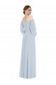 Puff Sleeves Off the Shoulder Soft Chiffon A-Line Formal Evening Gown / Bridesmaid Dress Newcastle