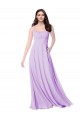Sleeveless Scoop Neck Soft Chiffon A-Line Bridal Party Dress Newcastle