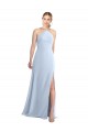 Sleeveless Halter Neck Keyhole Back Chiffon A-Line Bridesmaid Dress / Evening Dress Newcastle