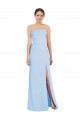Sleeveless Strapless Low Back Soft Chiffon Trumpet Black Tie Evening Gown / Bridesmaid Dress Newcastle