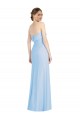 Sleeveless Strapless Low Back Soft Chiffon Trumpet Black Tie Evening Gown / Bridesmaid Dress Newcastle