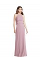 Sleeveless Halter Neck Low Back Chiffon A-Line Bridesmaid Dress / Evening Dress Newcastle