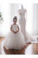 Sleeveless Bateau Neckline Tulle & Lace Ball Gown Flower Girl Dress Newcastle
