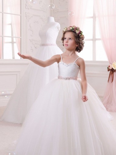 Sleeveless Sweetheart Tulle Ball Gown Flower Girl Dress Newcastle