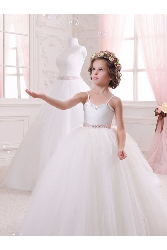 Sleeveless Sweetheart Tulle Ball Gown Flower Girl Dress Newcastle