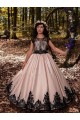 Sleeveless Sweetheart Satin & Lace Ball Gown Flower Girl Dress for Wedding Newcastle