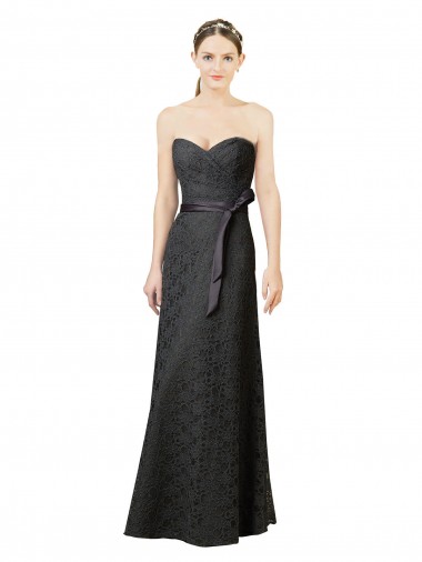 Sleeveless Sweetheart Lace Sheath Bridesmaid Dress Newcastle