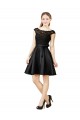 Sleeveless Illusion Neck V-Back Satin & Lace A-Line Bridesmaid Dress Newcastle