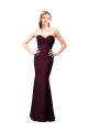 Sleeveless Grape Sweetheart Lace A-Line Bridesmaid Dress Newcastle