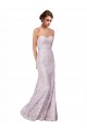 Sleeveless Sweetheart Lace Mermaid Bridesmaid Dress / Evening Dress Newcastle