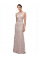 Sleeveless Illusion Neck Lace Mermaid Prom Dress / Bridesmaid Dress Newcastle