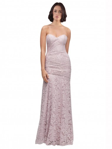 Sleeveless Sweetheart Lace Mermaid Prom Dress / Bridesmaid Dress Newcastle