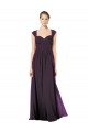 Sleeveless Sweetheart Keyhole Back Soft Chiffon & Lace A-Line Formal Dress / Bridesmaid Dress Newcastle