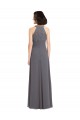 Sleeveless Halter Neck Soft Chiffon & Lace A-Line Bridesmaid Dress Newcastle