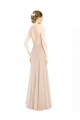 Sleeveless Halter Neck Keyhole Back Soft Chiffon & Lace A-Line Prom Dress / Bridesmaid Dress Newcastle