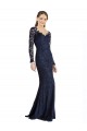 Long Sleeves Sweetheart Keyhole Back Lace Mermaid Prom Dress / Bridesmaid Dress Newcastle