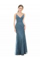 Sleeveless Spaghetti Straps Open Back Lace Sheath Bridesmaid Dress Newcastle