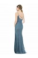 Sleeveless Spaghetti Straps Open Back Lace Sheath Bridesmaid Dress Newcastle