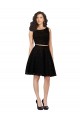 Sleeveless Jewel Neck Lace A-Line Bridesmaid Dress Newcastle