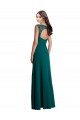 Sleeveless V-Neck Open Back Soft Chiffon & Lace A-Line Bridesmaid Dress Newcastle