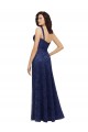 Sleeveless V-Neck Low Back Lace A-Line Bridesmaid Dress Newcastle