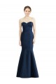 Sleeveless Dark Navy Sweetheart Satin Mermaid Bridesmaid Dresses Newcastle