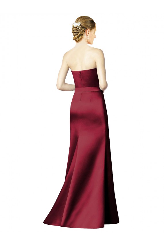 Sleeveless Sweetheart Satin Mermaid Bridesmaid Dress / Evening Dress Newcastle