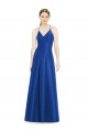 Sleeveless Spaghetti Straps Criss Cross Open Back Satin A-Line Bridesmaid Dress Newcastle