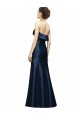 Sleeveless Dark Navy Sweetheart Satin Mermaid Bridesmaid Dress Newcastle